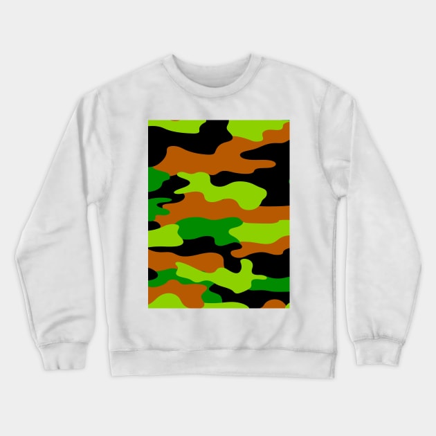 Camouflage Crewneck Sweatshirt by Minimo Creation